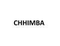 Chhimba